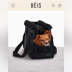 Béis The Pet Everyday Tote in Black